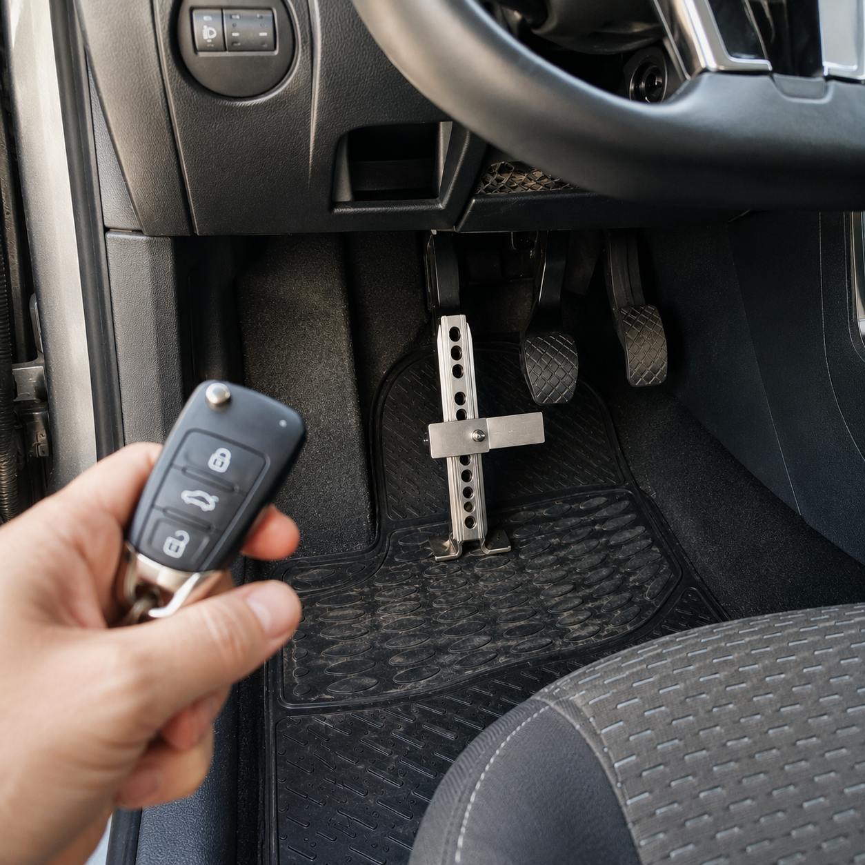SecurePedal Pedal Lock – Your car stays where you leave it