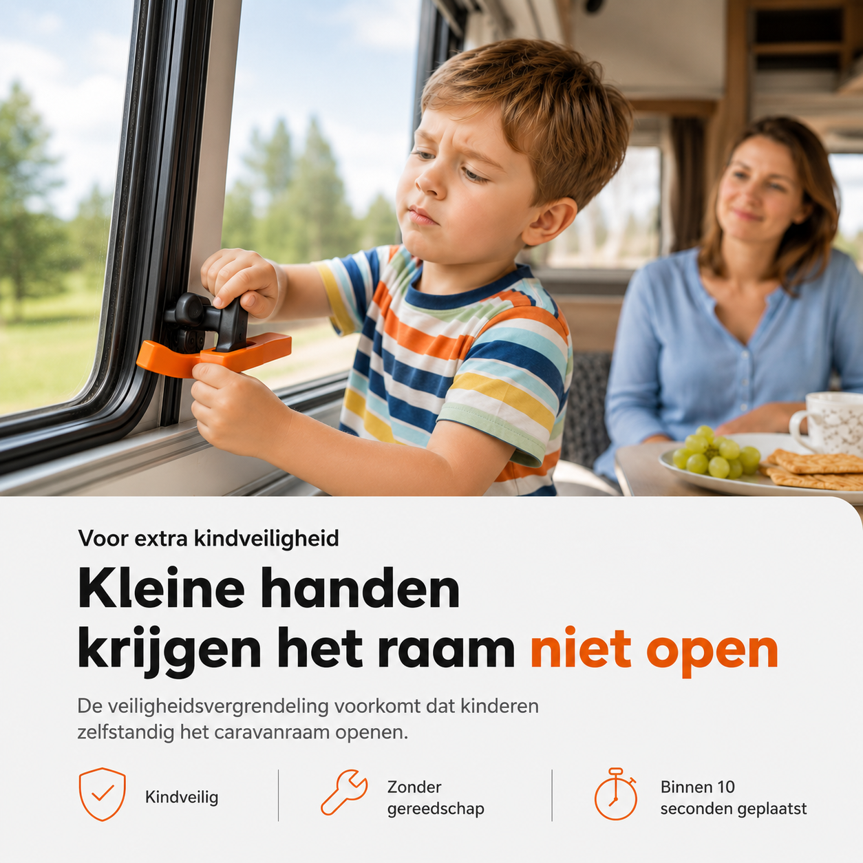 Camper Raamslot Set – Slaap Zorgeloos met Extra Beveiliging voor Jouw Camper