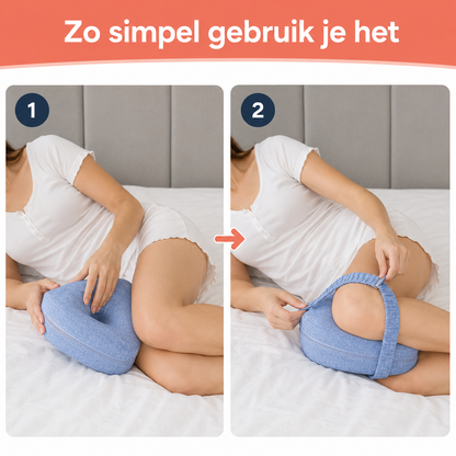 Ergonomic Knee Pillow - For a night without tossing and turning at last