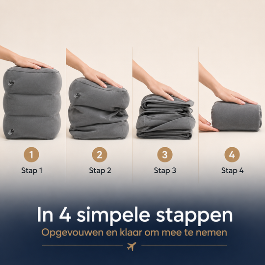 Inflatable Footrest - For effortlessly relaxed legs on any journey