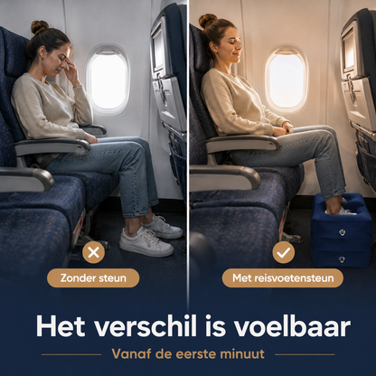 Inflatable Footrest - For effortlessly relaxed legs on any journey