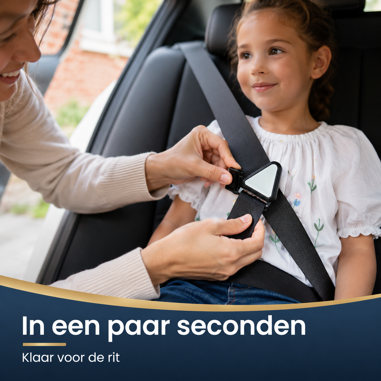Seat Belt Protector (2x) for Children - For a safe and peaceful feeling on every ride