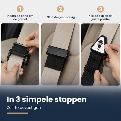 Seat Belt Protector (2x) for Children - For a safe and peaceful feeling on every ride