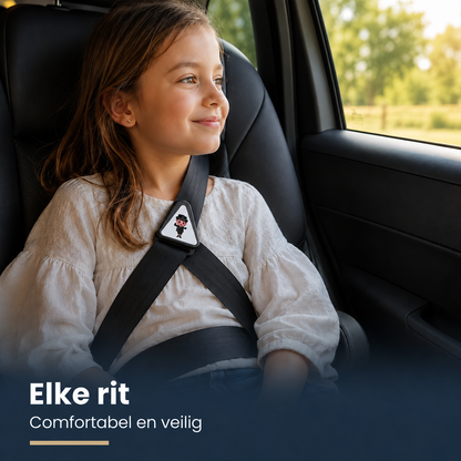 Seat Belt Protector (2x) for Children - For a safe and peaceful feeling on every ride