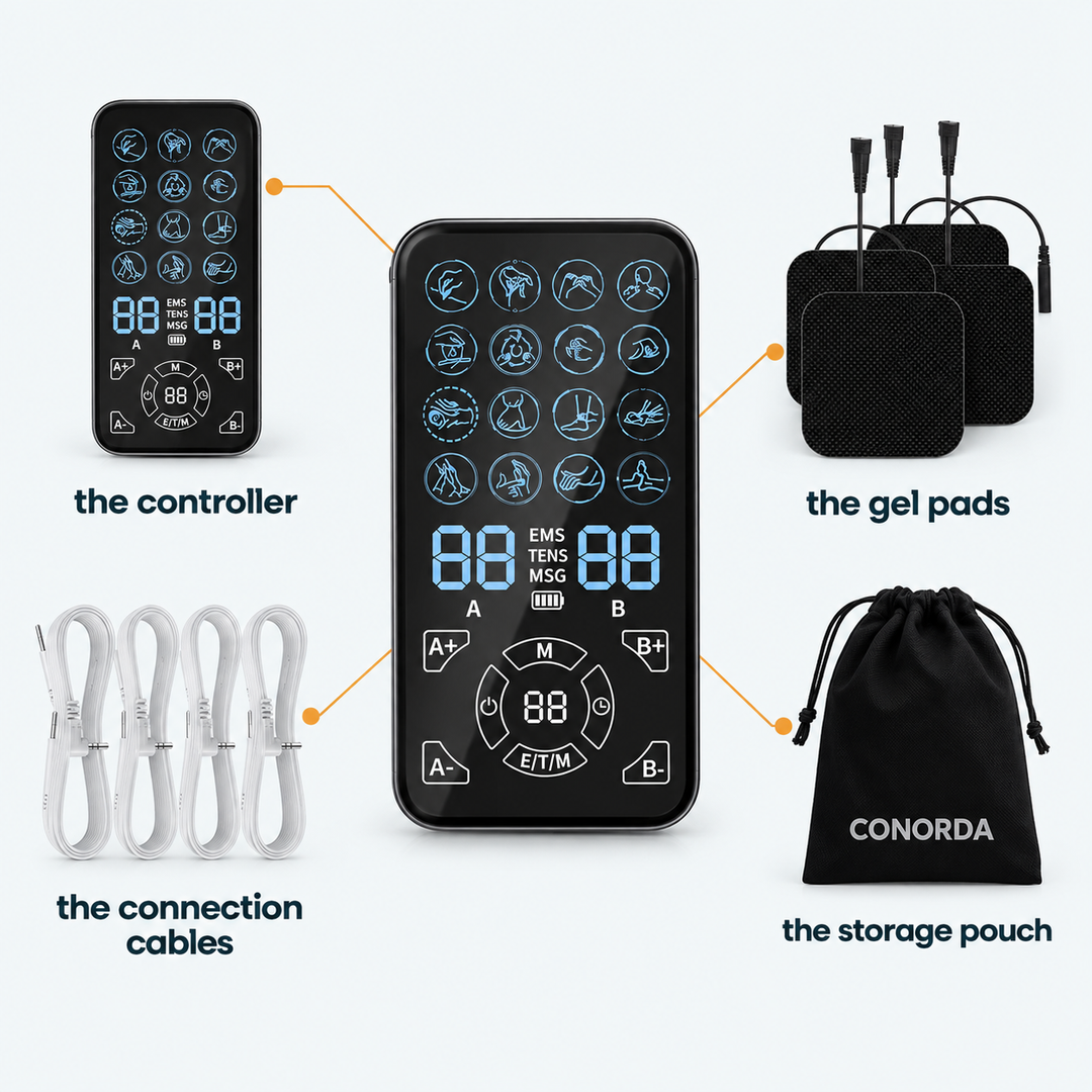 PulseEase TENS Muscle Stimulator - For Looser Muscles After a Long Day