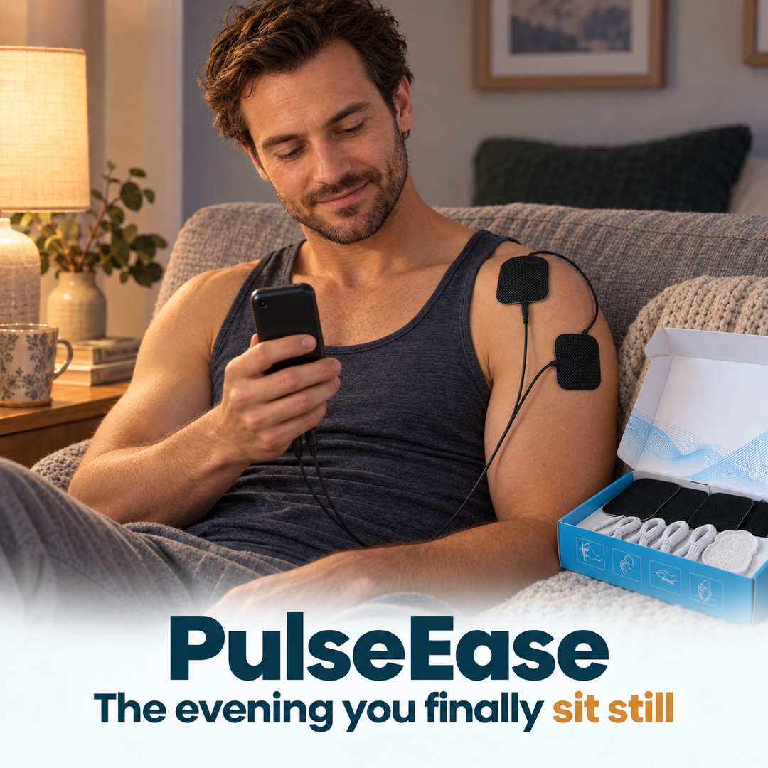 PulseEase TENS Muscle Stimulator - For Looser Muscles After a Long Day