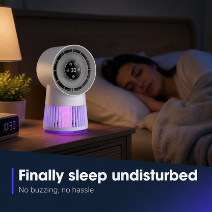 Muggenlamp Ventilator 2-in-1 - Voor rustige, muggenvrije avonden binnen en buiten