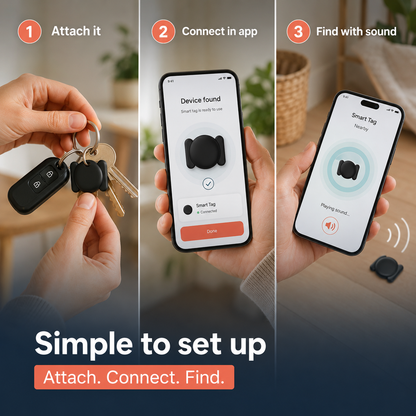 Magnetic Bluetooth Finder - Never panic about lost items again
