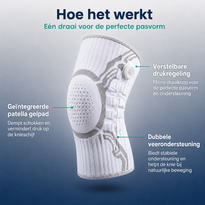 Verstelbare Kniebrace - Voor stabiele knieën zonder pijn bij elke stap