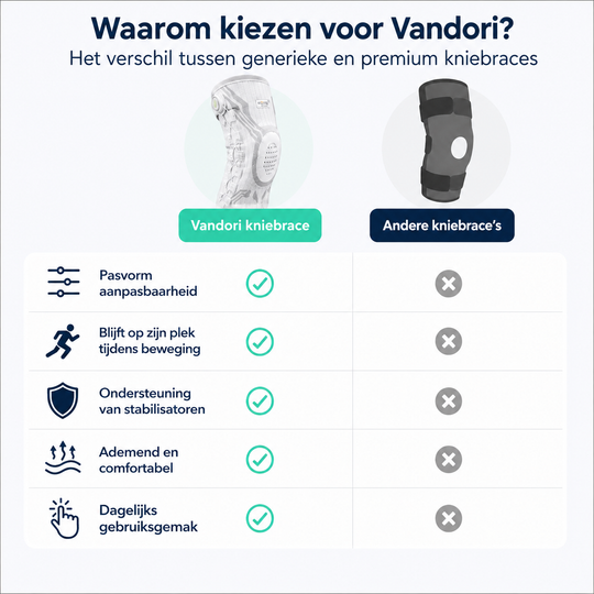 Verstelbare Kniebrace - Voor stabiele knieën zonder pijn bij elke stap