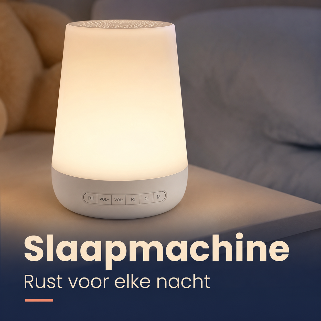 Baby Slaapmachine met Nachtlampje - Voor rustigere nachten en dieper slaap voor je kindje