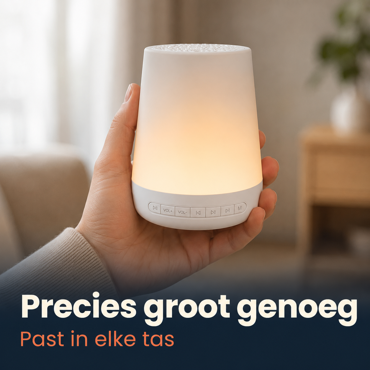 Baby Slaapmachine met Nachtlampje - Voor rustigere nachten en dieper slaap voor je kindje