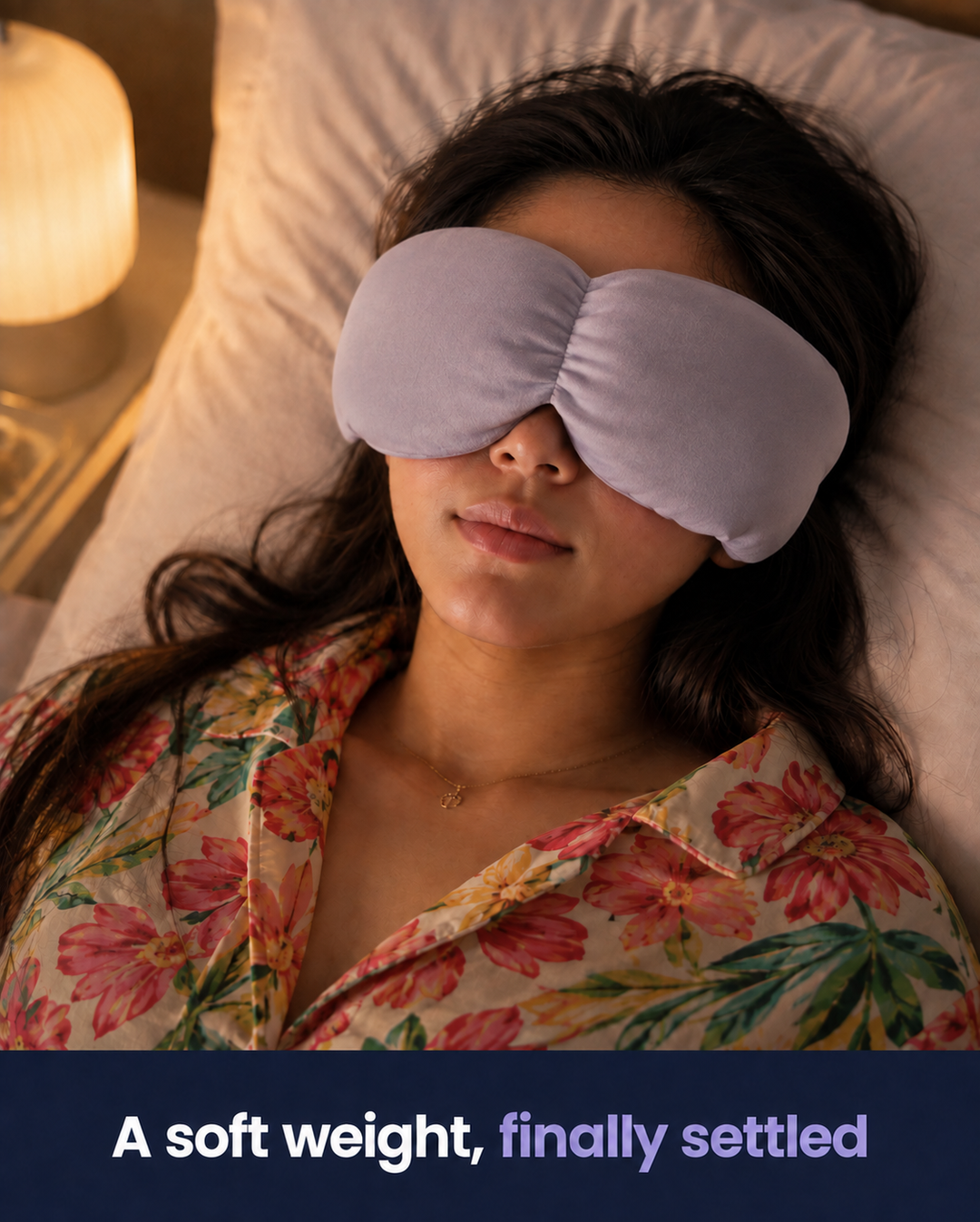 Weighted Sleep Mask – Gentle Weight and Darkness to Help You Unwind
