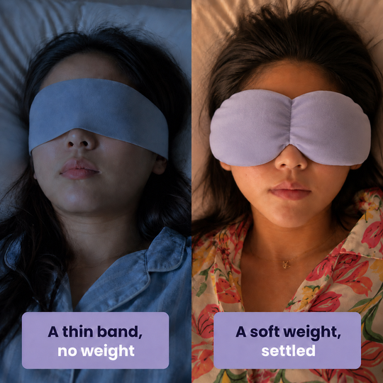 Weighted Sleep Mask – Gentle Weight and Darkness to Help You Unwind