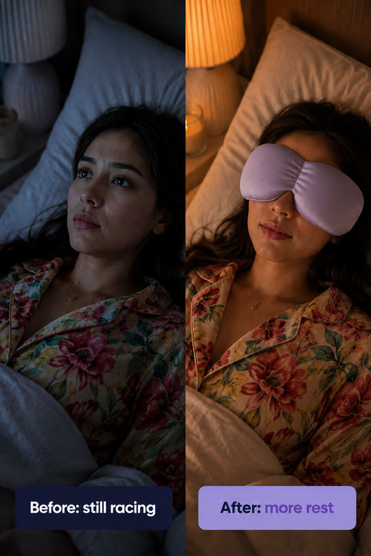 Weighted Sleep Mask – Gentle Weight and Darkness to Help You Unwind