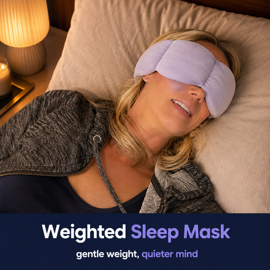 Weighted Sleep Mask – Gentle Weight and Darkness to Help You Unwind