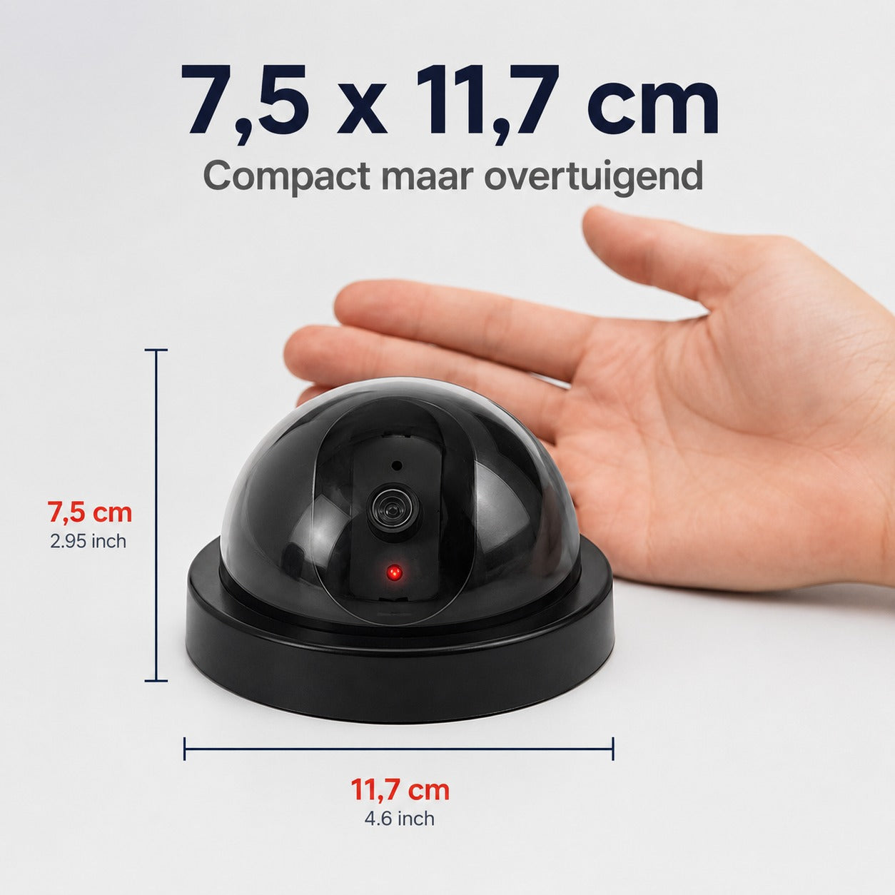 Beveiligingscamera met LED Licht - Voor een veiliger gevoel