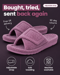 ArchEase Slides - Warm, adjustable comfort for every step around the house