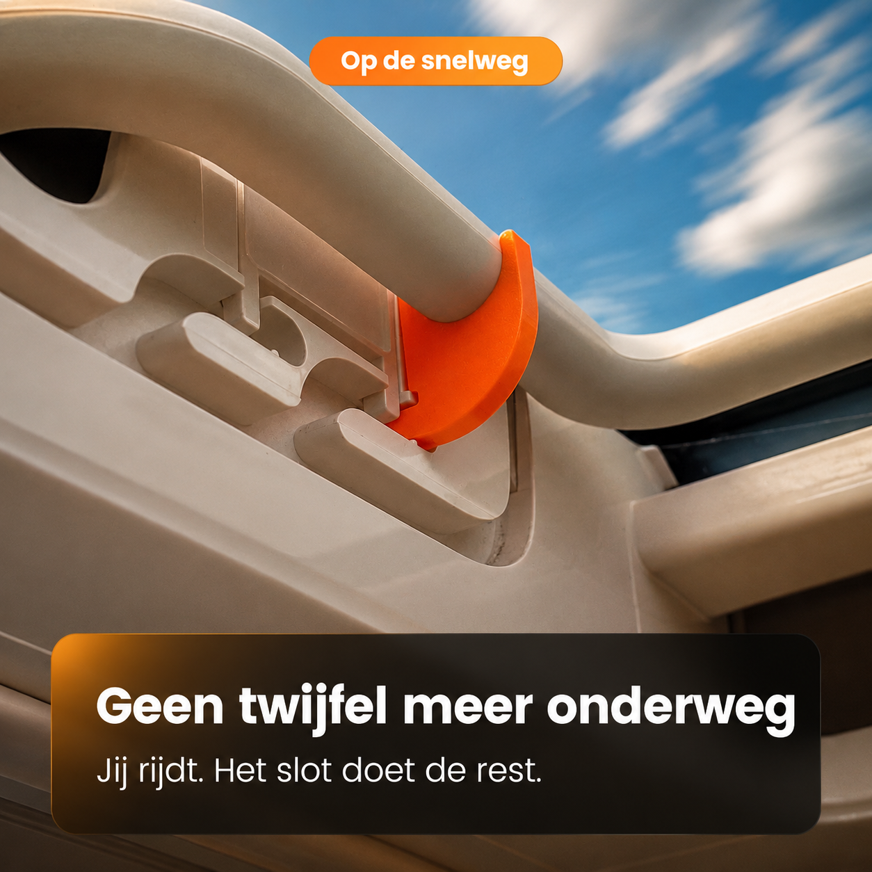 Roof Window Safety Lock – Drive with peace of mind, even at high speeds