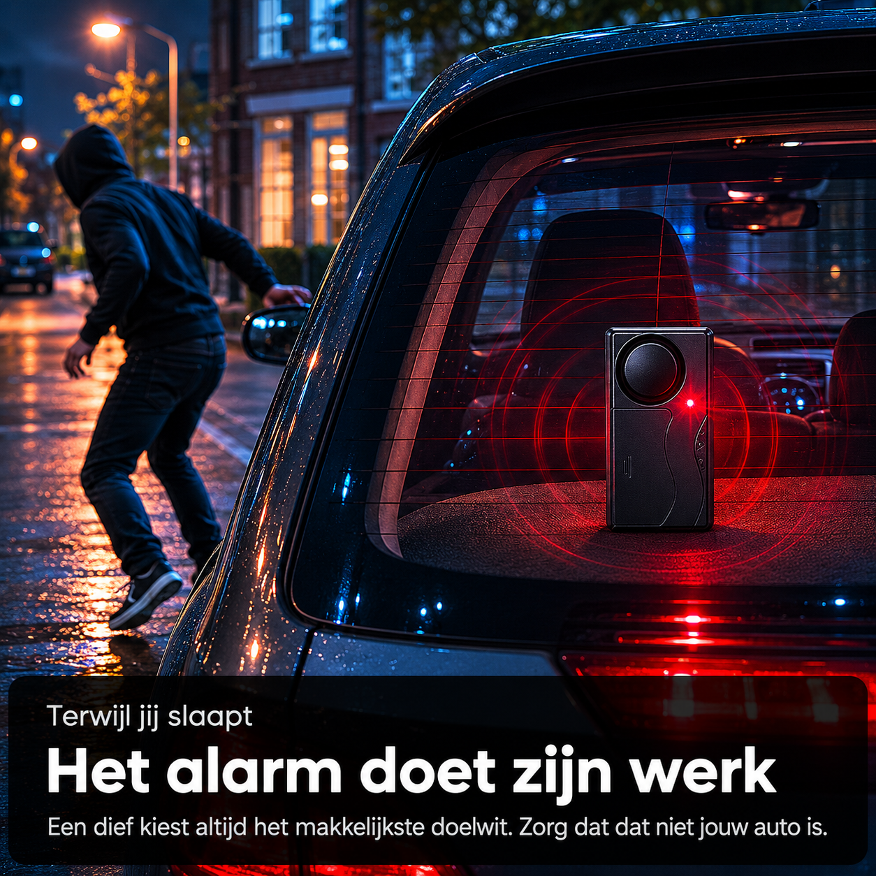 Draadloos Voertuigalarm - Slaap gerust, wetende dat jouw auto beschermd is