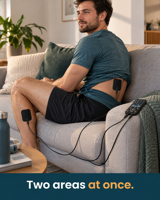 PulseEase TENS Muscle Stimulator - For Looser Muscles After a Long Day