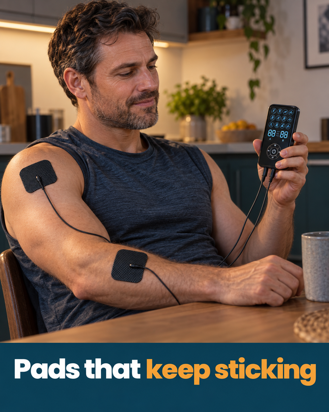 PulseEase TENS Muscle Stimulator - For Looser Muscles After a Long Day