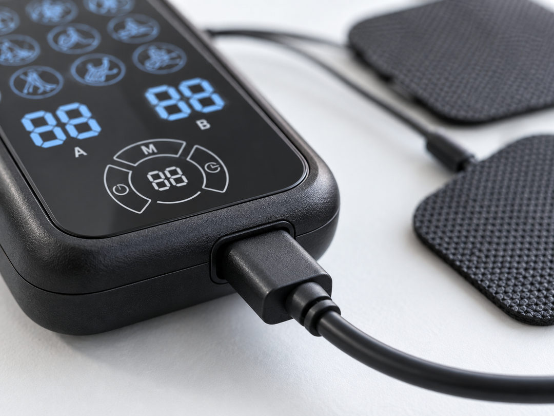 PulseEase TENS Muscle Stimulator - For Looser Muscles After a Long Day