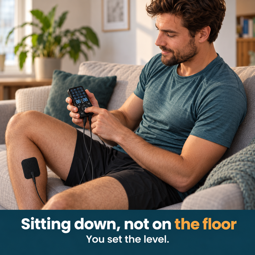 PulseEase TENS Muscle Stimulator - For Looser Muscles After a Long Day